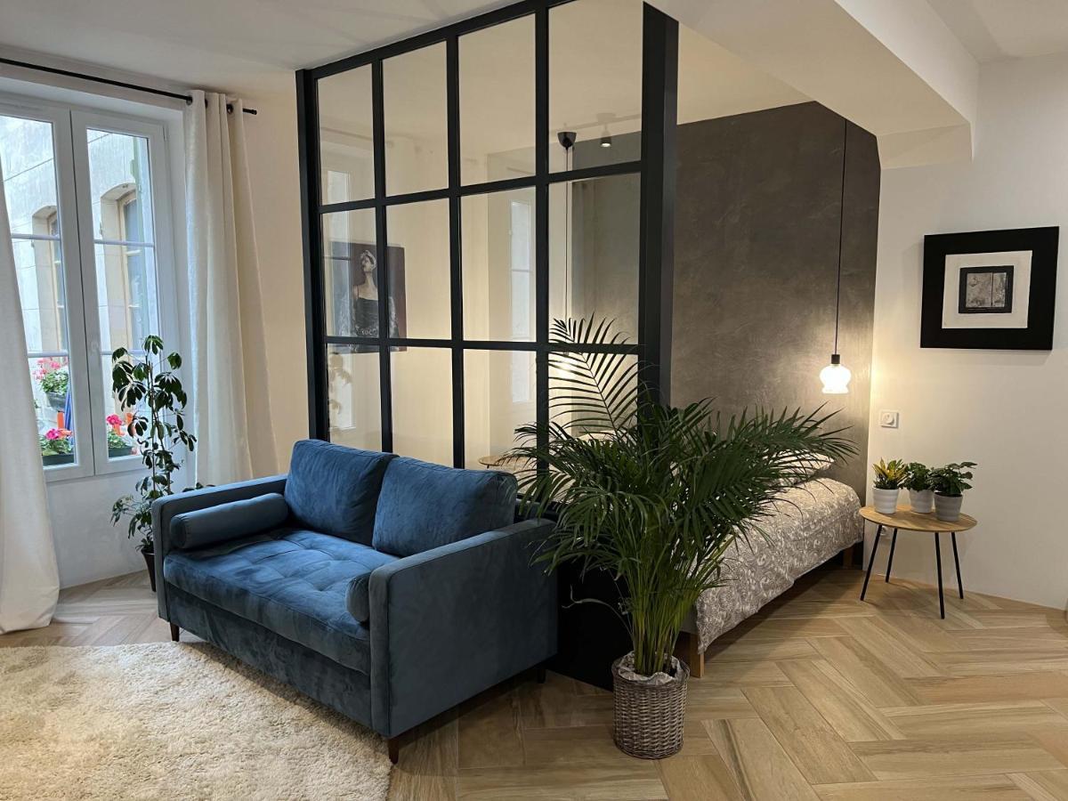 Bel Appartement Au Centre Du Vieux Joigny Esterno foto
